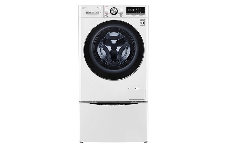 LG TWINWash™, 9 kg Washer with AI Direct Drive™ and Steam™ + 2 kg Mini Washer, FV1409S4W