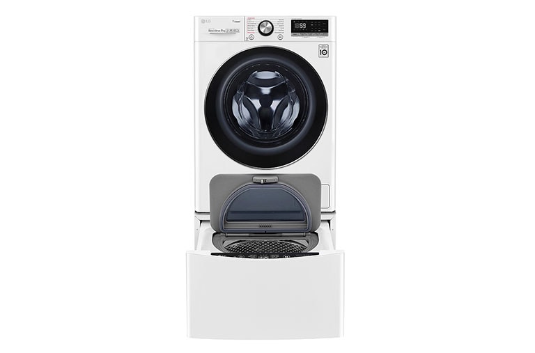 LG TWINWash™, 9 kg Washer with AI Direct Drive™ and Steam™ + 2 kg Mini Washer, FV1409S4W