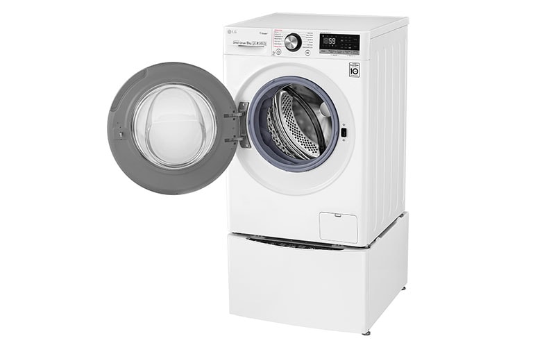 LG TWINWash™, 9 kg Washer with AI Direct Drive™ and Steam™ + 2 kg Mini Washer, FV1409S4W