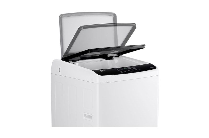 LG 8kg Top Load Washer with Honeycomb Crystal Drum, White, T2108NT1W1
