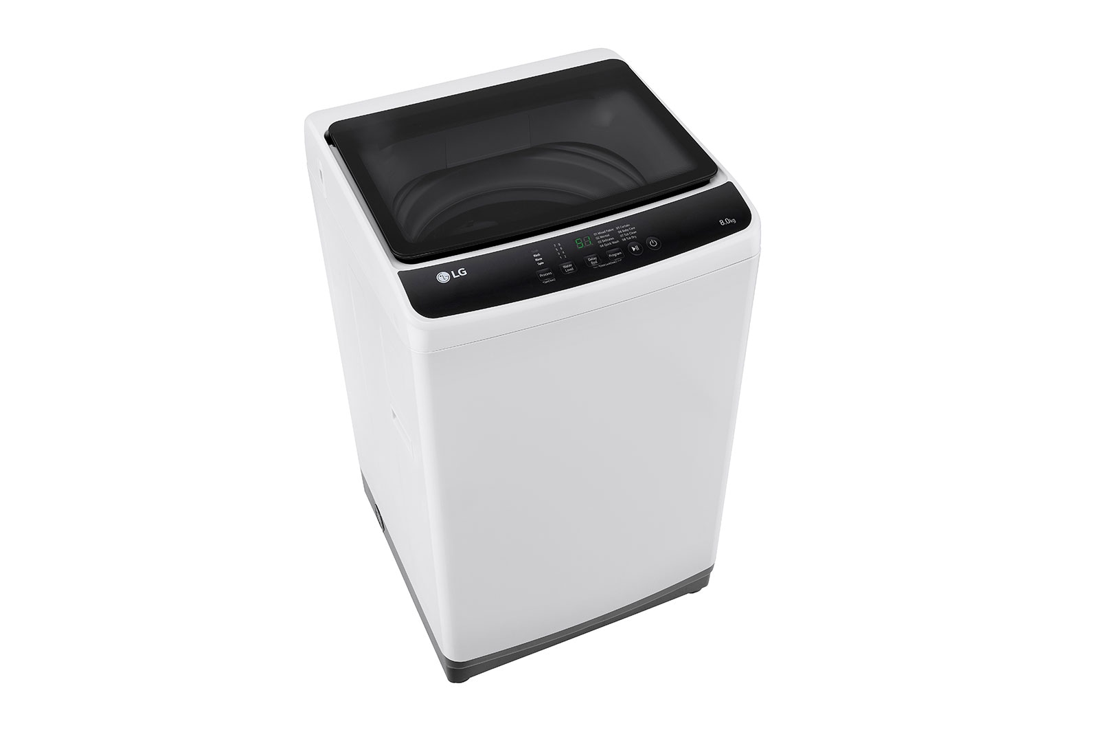 LG 8kg Top Load Washer with Honeycomb Crystal Drum, White, T2108NT1W1