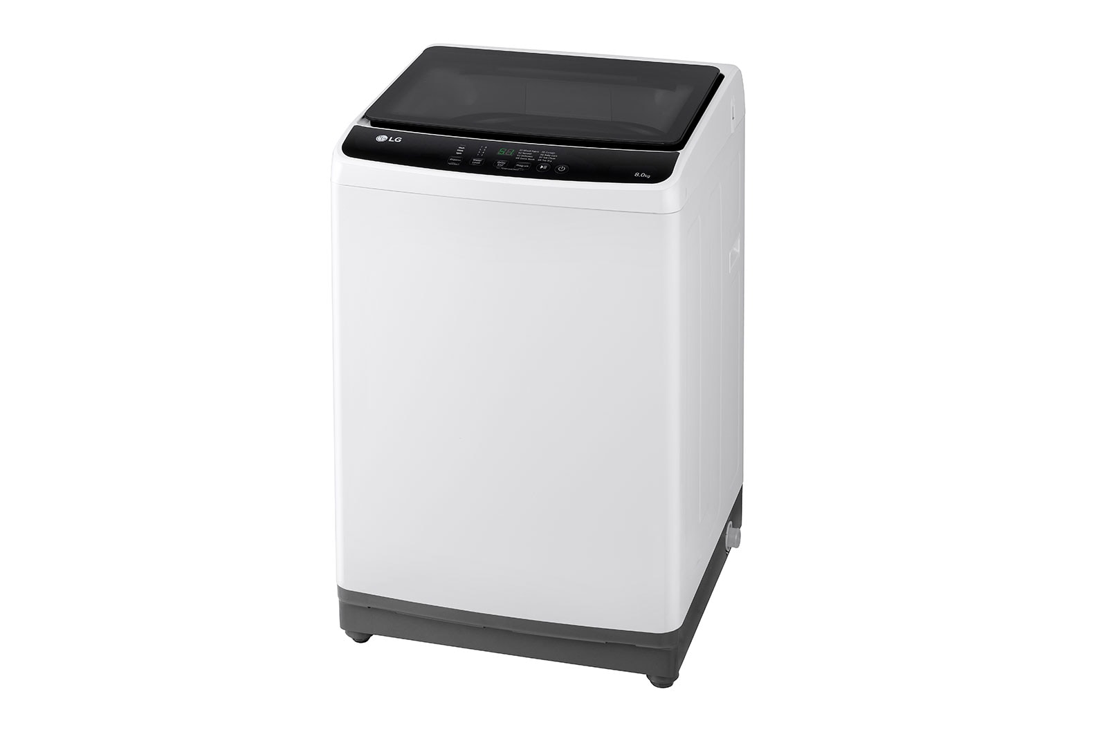 LG 8kg Top Load Washer with Honeycomb Crystal Drum, White, T2108NT1W1