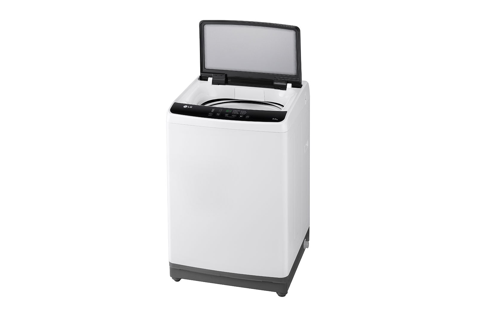 LG 8kg Top Load Washer with Honeycomb Crystal Drum, White, T2108NT1W1