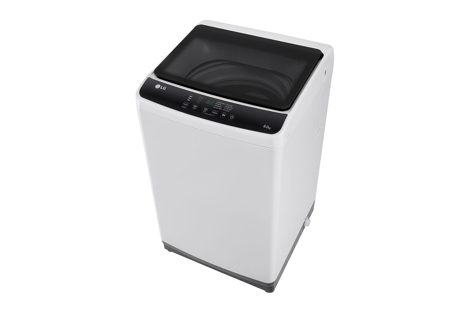 LG 8kg Top Load Washer with Honeycomb Crystal Drum, White, T2108NT1W1