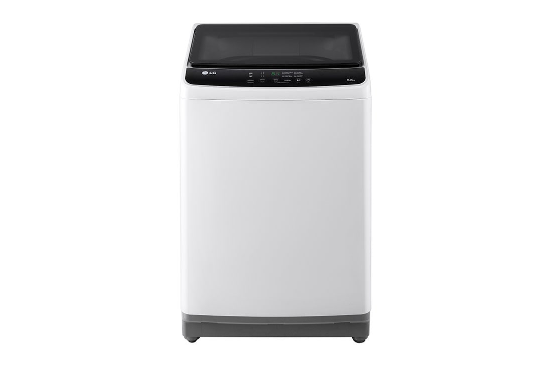 LG 8kg Top Load Washer with Honeycomb Crystal Drum, White, T2108NT1W1