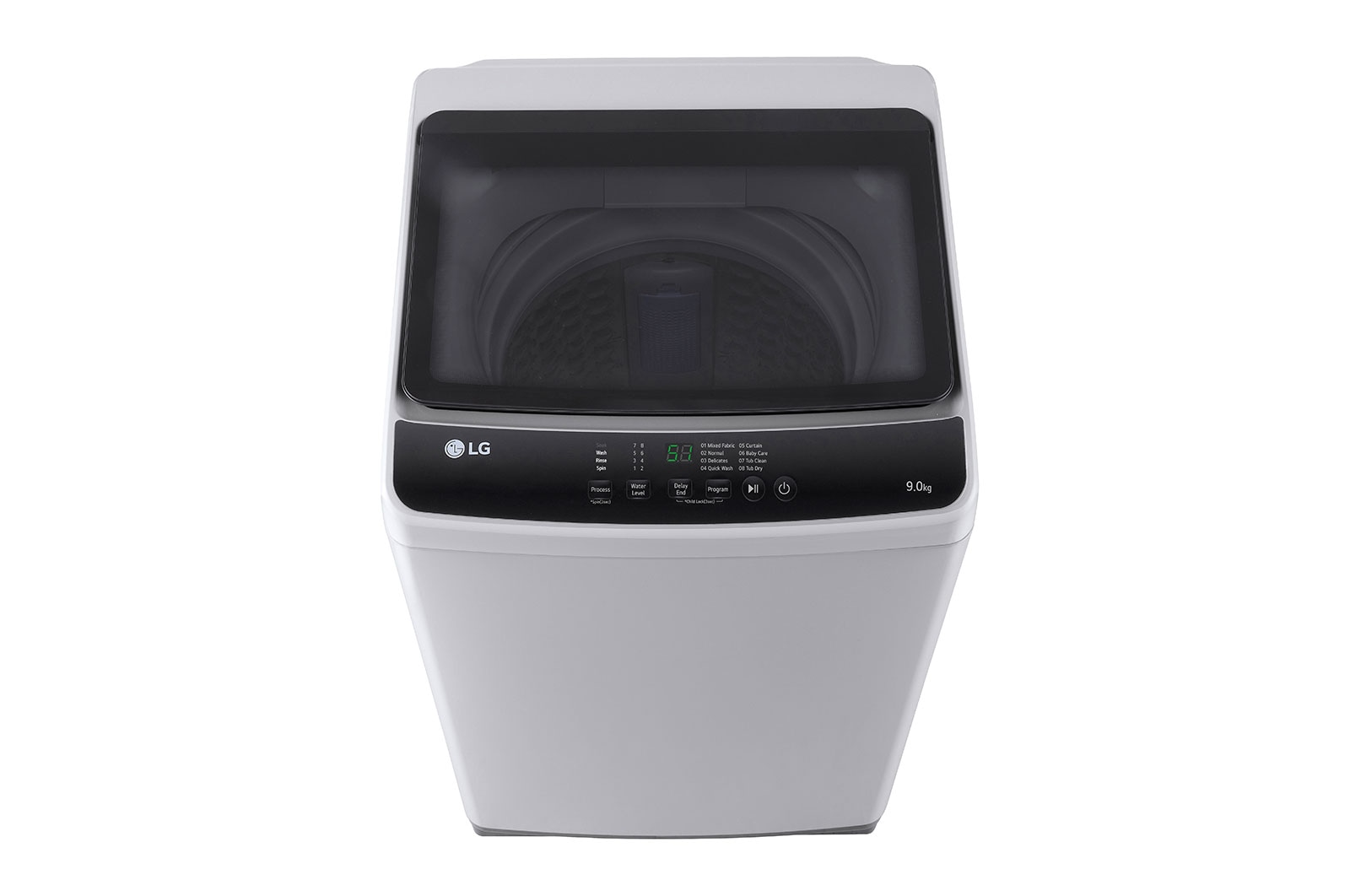 LG 9kg Top Load Washer with Honeycomb Crystal Drum, Grey, T2109NT1G1