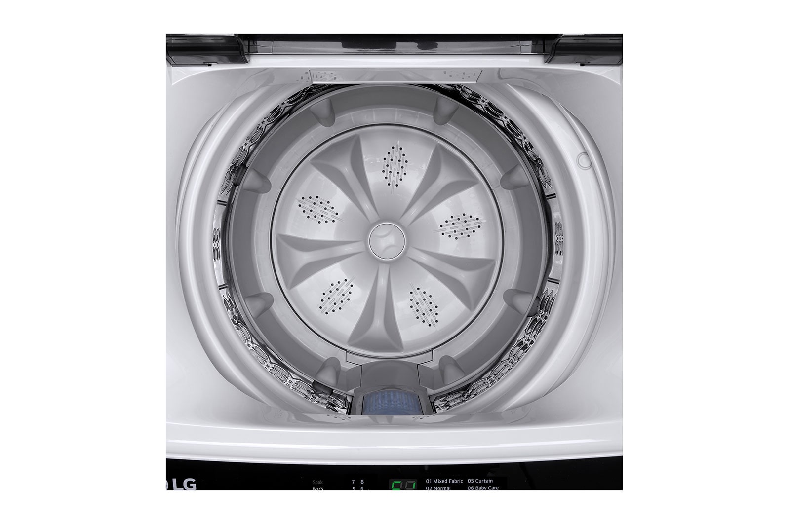 LG 9kg Top Load Washer with Honeycomb Crystal Drum, Grey, T2109NT1G1