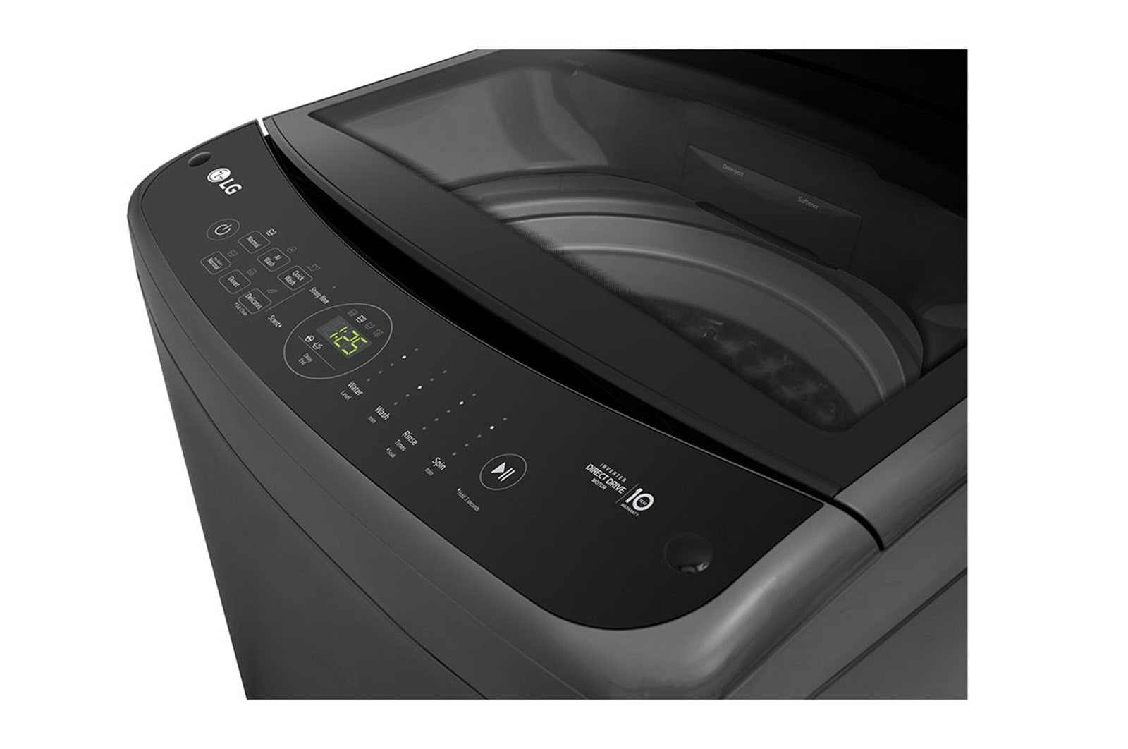 LG 15kg Top Load Washer with Smart Inverter and Turbo Drum, T2515VBTB