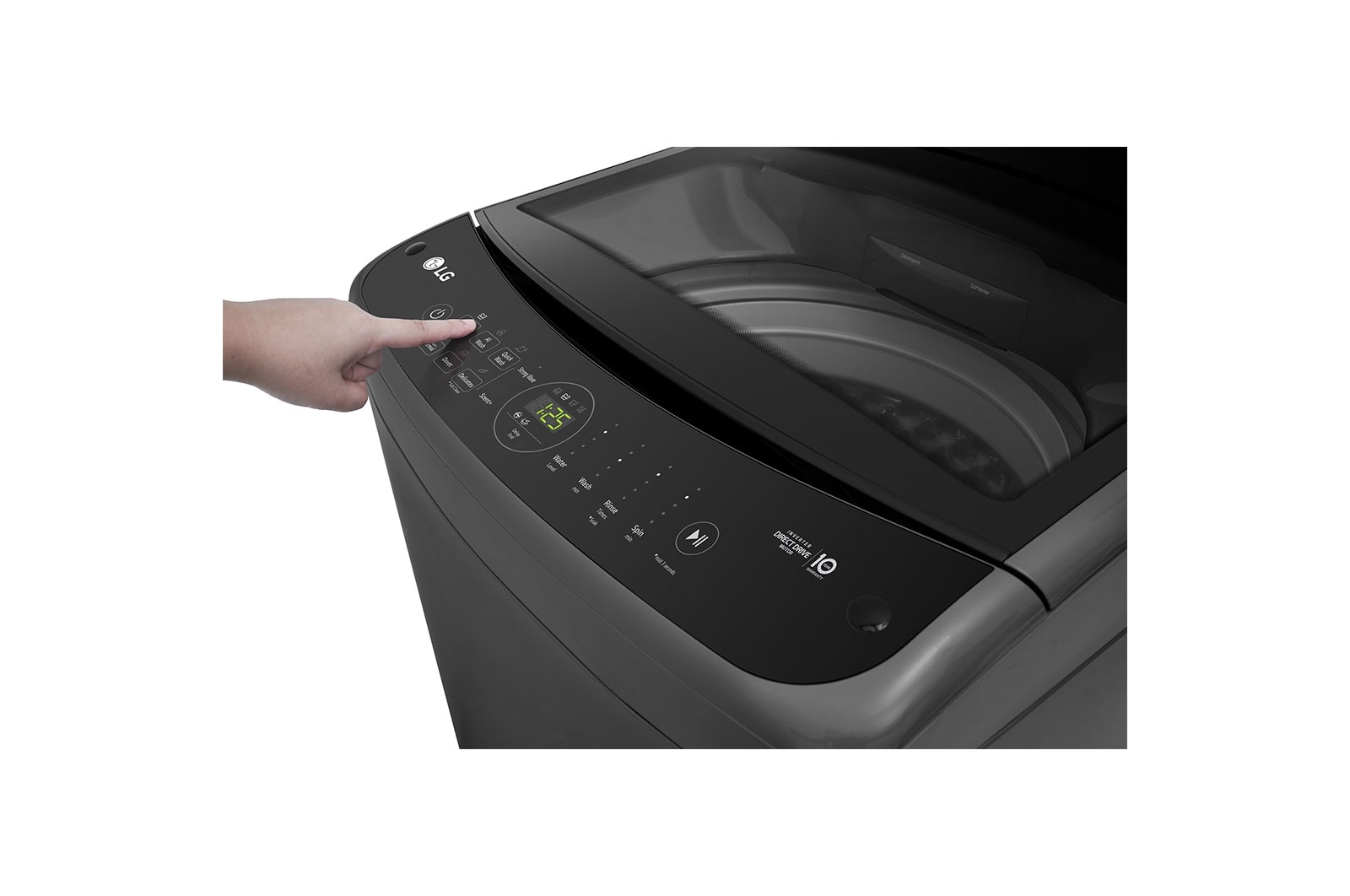 LG 15kg Top Load Washer with AI Direct Drive™ and Turbo Drum, TV2515DV3B