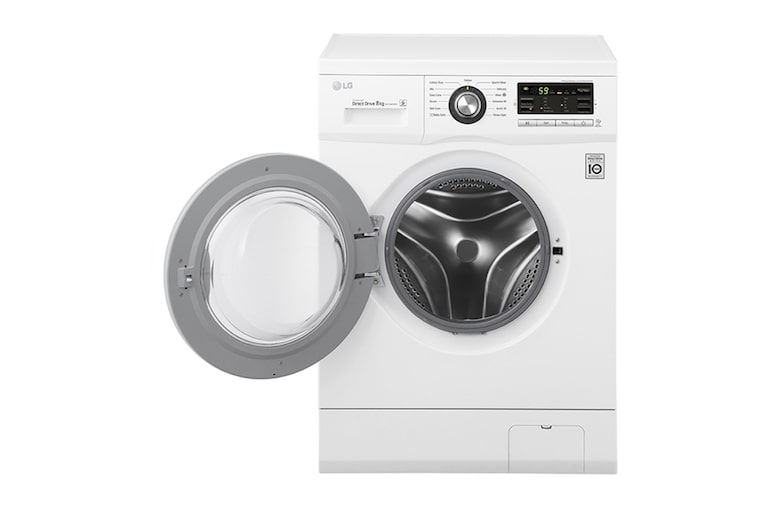 LG 8KG 6 MOTION DIRECT DRIVE FRONT LOAD WASHING MACHINE, WD-MD8120WM