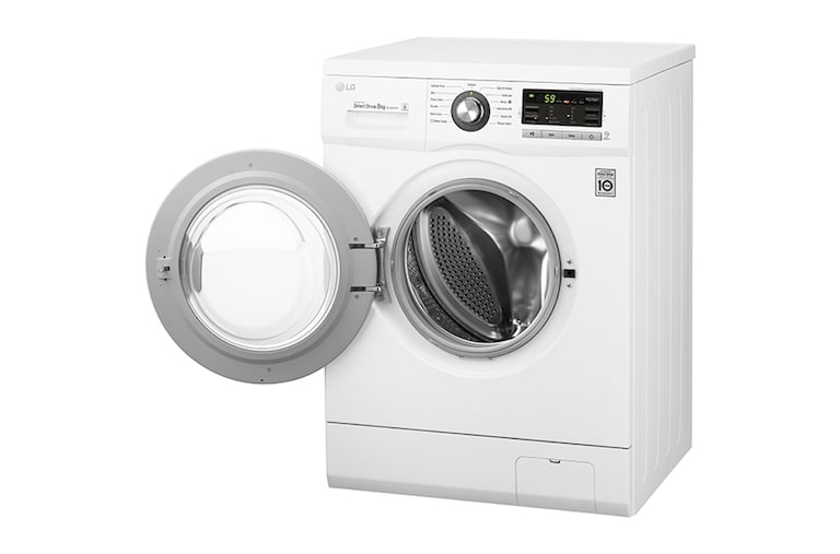 LG 8KG 6 MOTION DIRECT DRIVE FRONT LOAD WASHING MACHINE, WD-MD8120WM