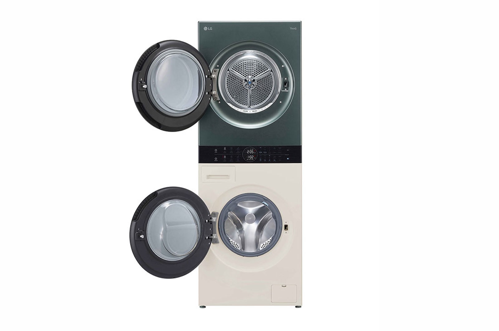 LG 14/10kg Objet WashTower™ All-In-One Stacked Washer Dryer, WT1410NHEG