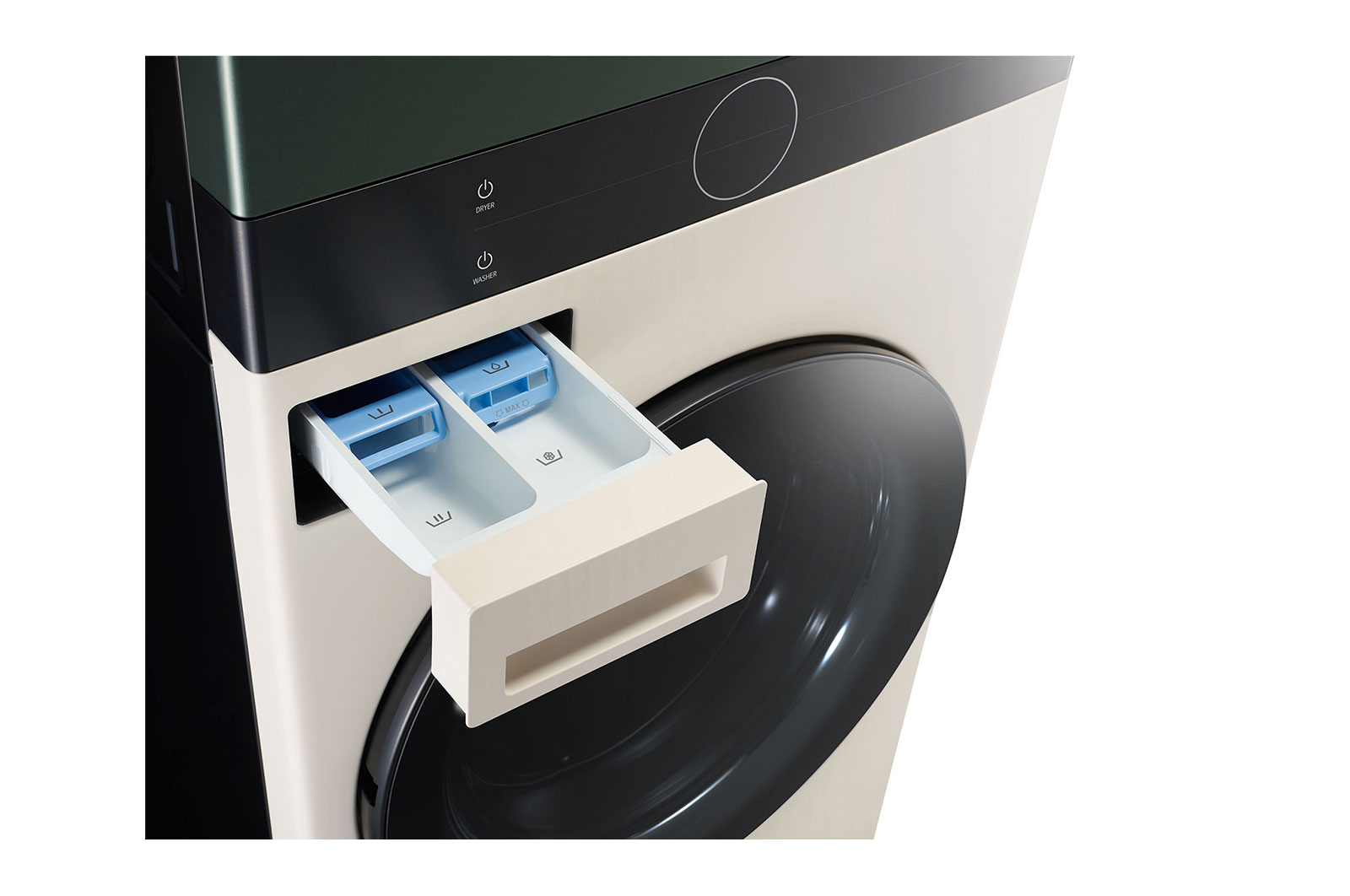 LG 14/10kg Objet WashTower™ All-In-One Stacked Washer Dryer, WT1410NHEG