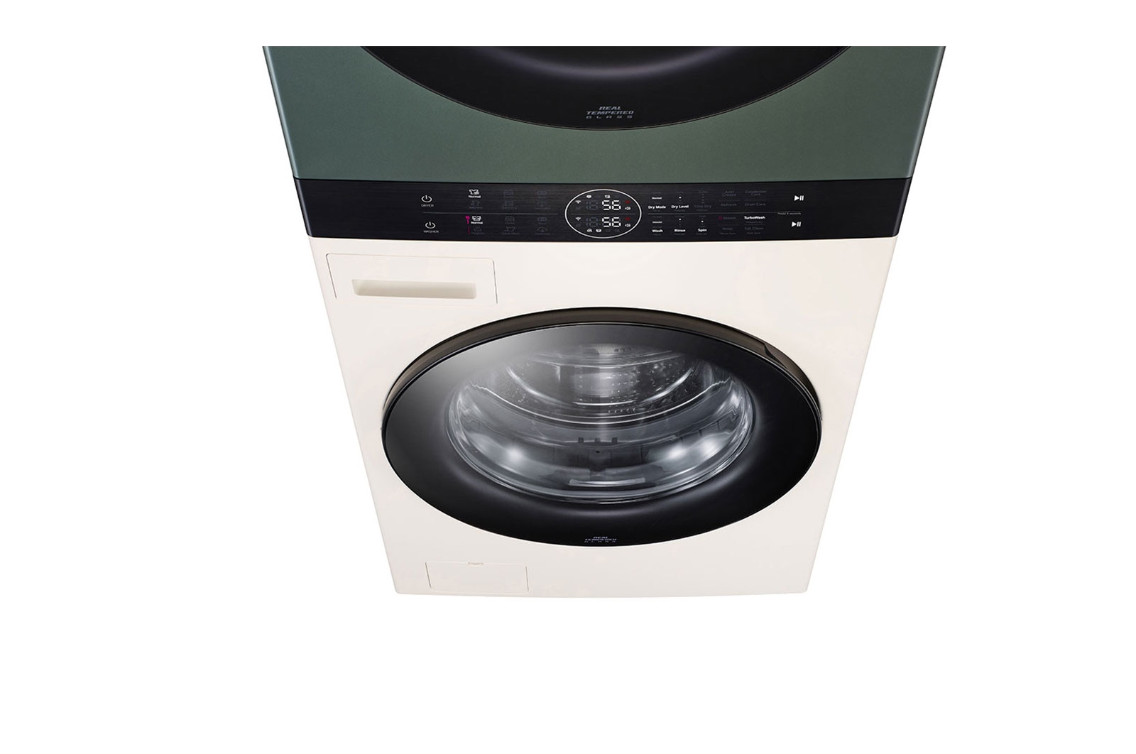 LG 14/10kg Objet WashTower™ All-In-One Stacked Washer Dryer, WT1410NHEG