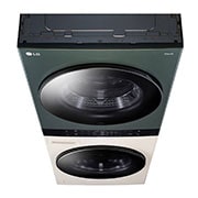 LG 14/10kg Objet WashTower™ All-In-One Stacked Washer Dryer, WT1410NHEG