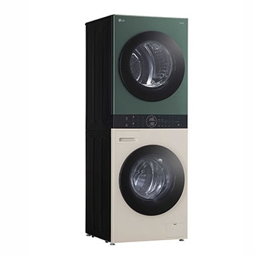 LG 14/10kg Objet WashTower™ All-In-One Stacked Washer Dryer, WT1410NHEG