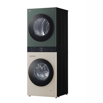 LG 14/10kg Objet WashTower™ All-In-One Stacked Washer Dryer, WT1410NHEG