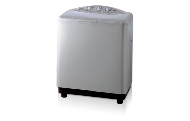 LG Light Grey 8kg Twin Tub with Roller Jet Pulsator, WP-800