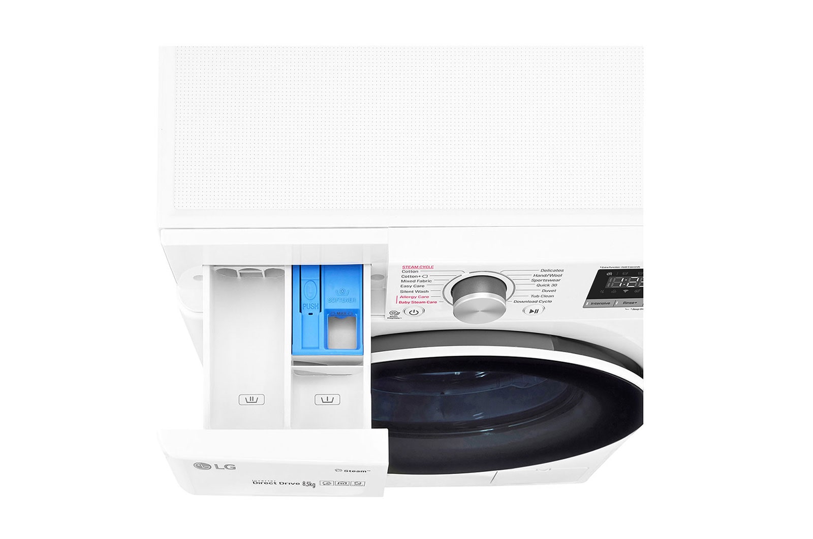 LG 8.5kg Front Load Washer with AI Direct Drive™ and Steam™, FV1285S4W