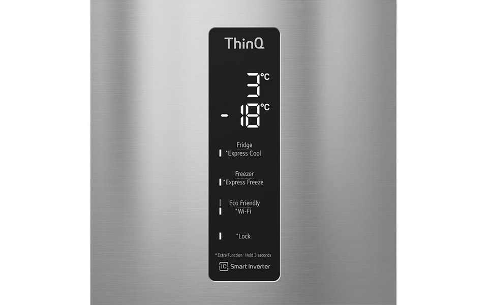 How to control a fridge freezer temperature setting.