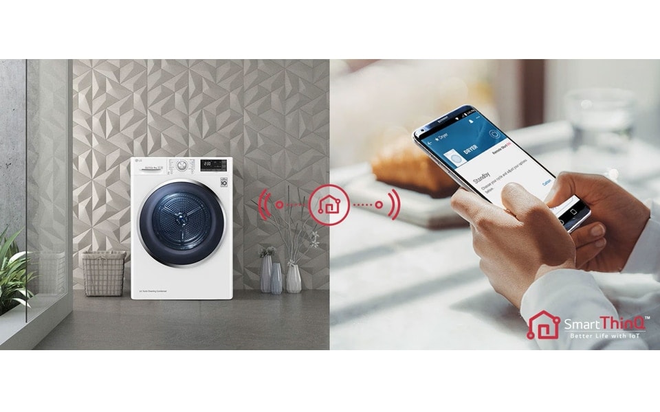 ThinQ™, the smart control hub that gives customized control and peace of mind