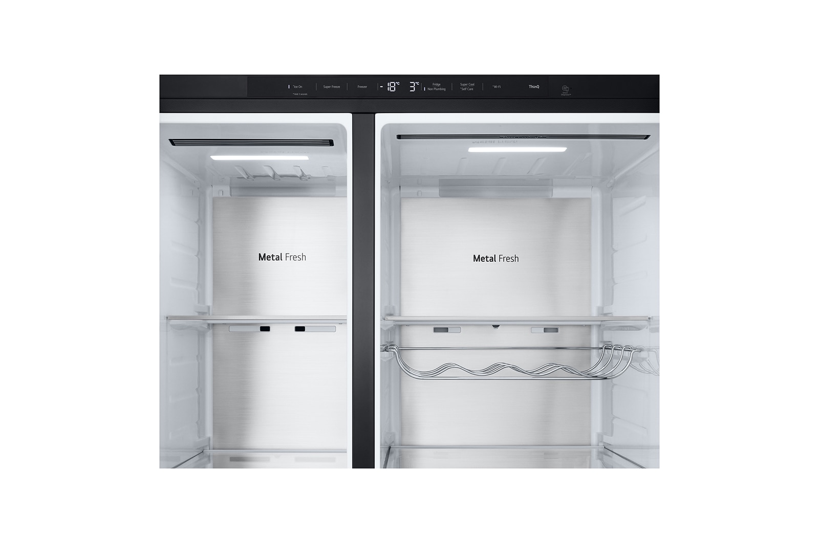 LG 623L Amerikaanse koelkast Zwart | UVnano™ | DoorCooling+™ | LinearCooling™ | LG NL, GSLE91EVAB