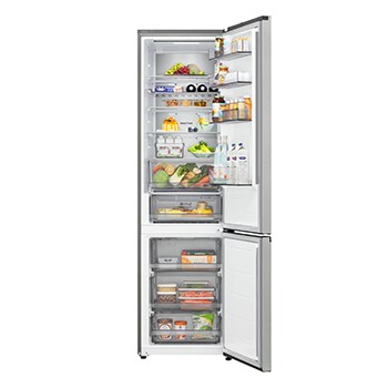 LG 375L Koel-vriescombinatie Zilver | Metal Fresh | DoorCooling+™ | Fresh Converter+| LG NL, GBBS525CPY