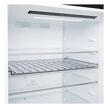 LG 375L Koel-vriescombinatie Zwart | NatureFRESH™ | DoorCooling+™ | LinearCooling™ | LG NL, GBBS726AEV.GBBS001