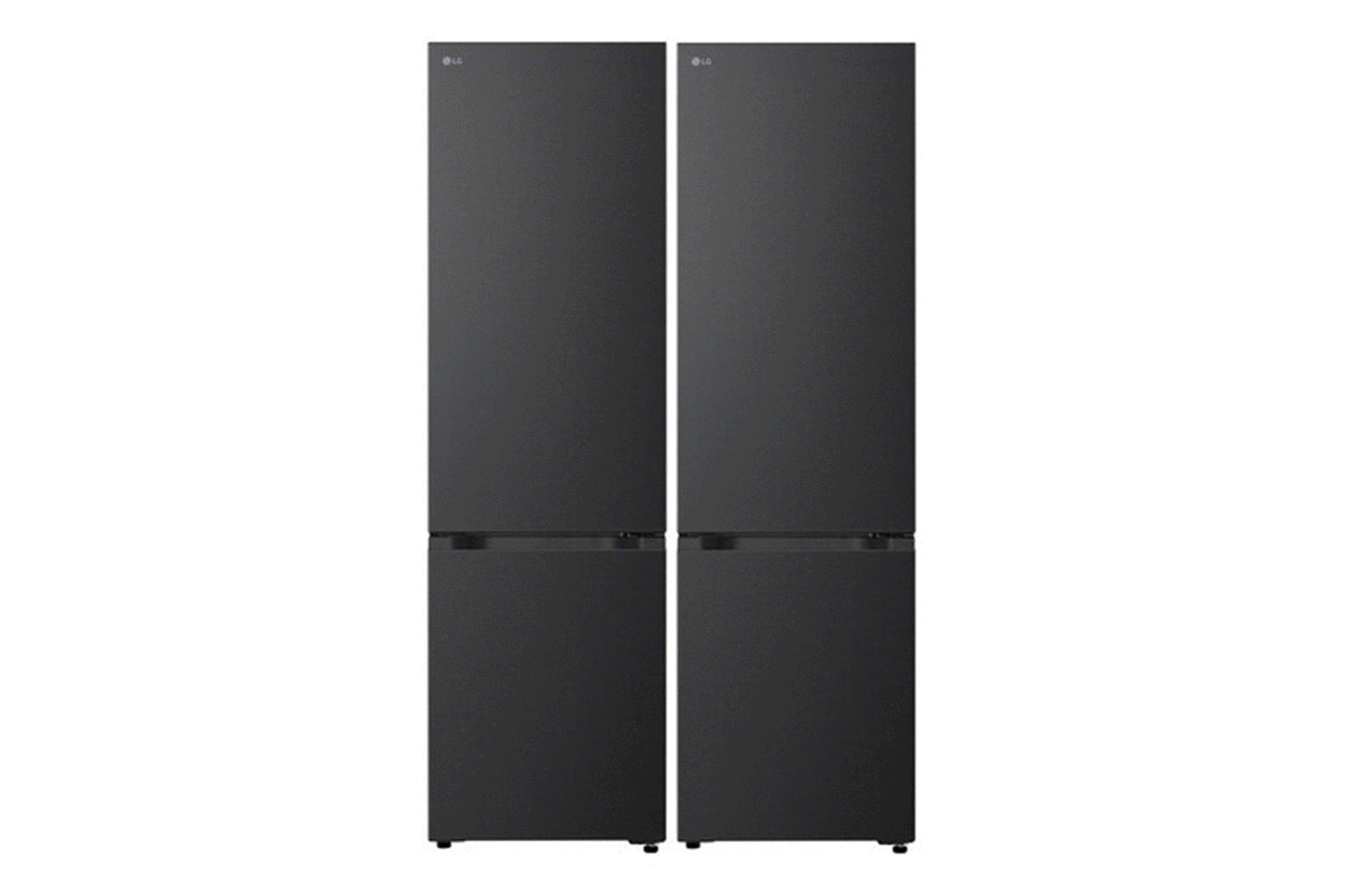 LG 375L Koel-vriescombinatie Zwart | NatureFRESH™ | DoorCooling+™ | LinearCooling™ | LG NL, GBBS726AEV.GBBS001