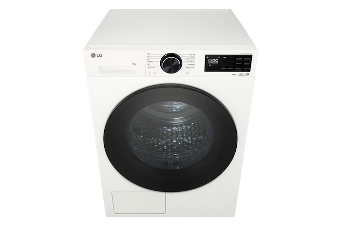 LG 9kg Warmtepomp droger Wit | Zelfreinigende condensor | Eco Hybrid™ | Sensor Dry | LG NL, RHX5009TWB