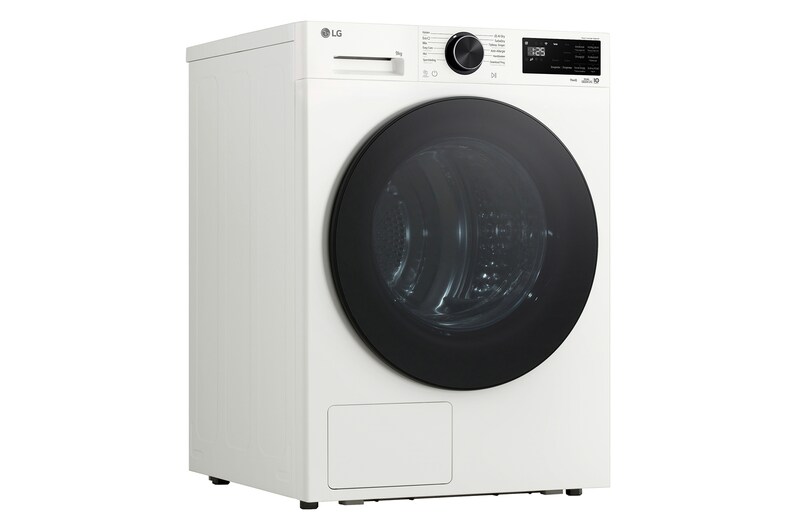 LG 9kg Wasmachine F4WX809Y + 9kg Warmtepompdroger RT90X8 + Tussenstuk Wasmachine/Droger Wit DK2W, F4WX809Y.DK2W001
