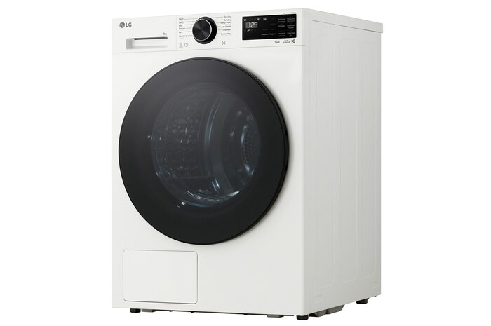 LG 9kg Wasmachine F4WX809Y + 9kg Warmtepompdroger RT90X8 + Tussenstuk Wasmachine/Droger Wit DK2W, F4WX809Y.DK2W001