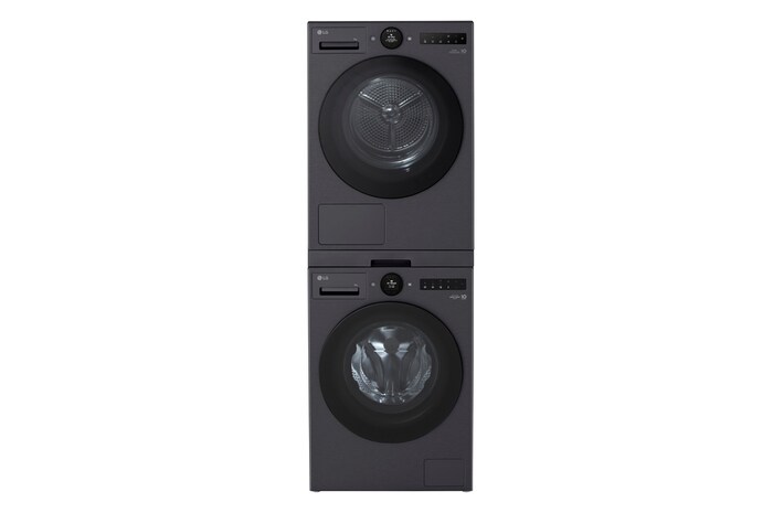 LG Tussenstuk Wasmachine/Droger Zwart | Wasmachine Stapelen | LG VX, DK2B