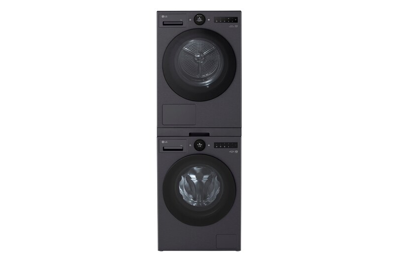 LG Tussenstuk Wasmachine/Droger Zwart | Wasmachine Stapelen | LG VX, DK2B