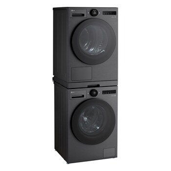 LG Tussenstuk Wasmachine/Droger Zwart | Wasmachine Stapelen | LG VX, DK2B