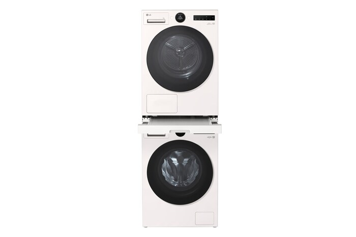 LG Tussenstuk Wasmachine/Droger Wit | Wasmachine Stapalen | LG VX, DK2W