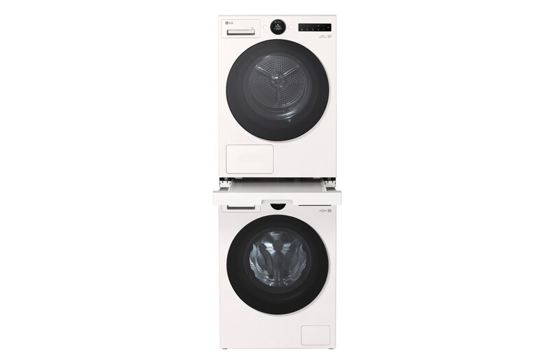 LG Tussenstuk Wasmachine/Droger Wit | Wasmachine Stapalen | LG VX, DK2W