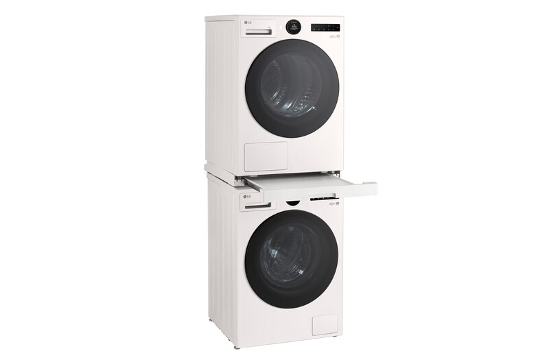 LG Tussenstuk Wasmachine/Droger Wit | Wasmachine Stapalen | LG VX, DK2W