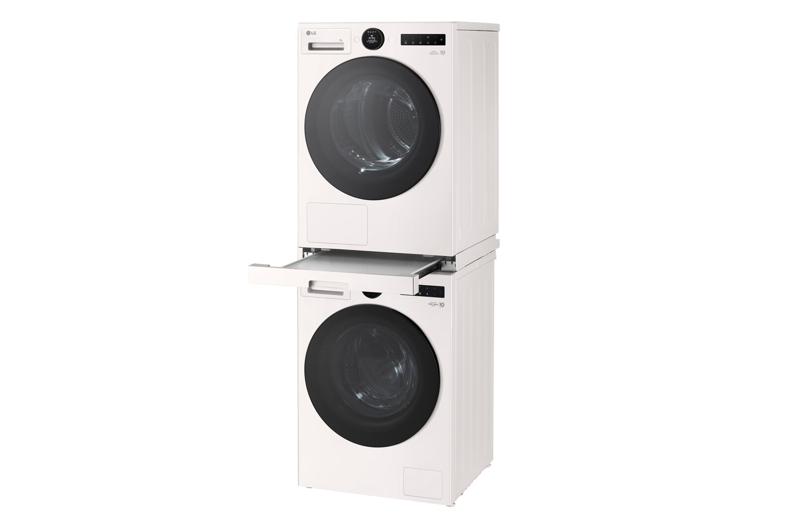 LG Tussenstuk Wasmachine/Droger Wit | Wasmachine Stapalen | LG VX, DK2W