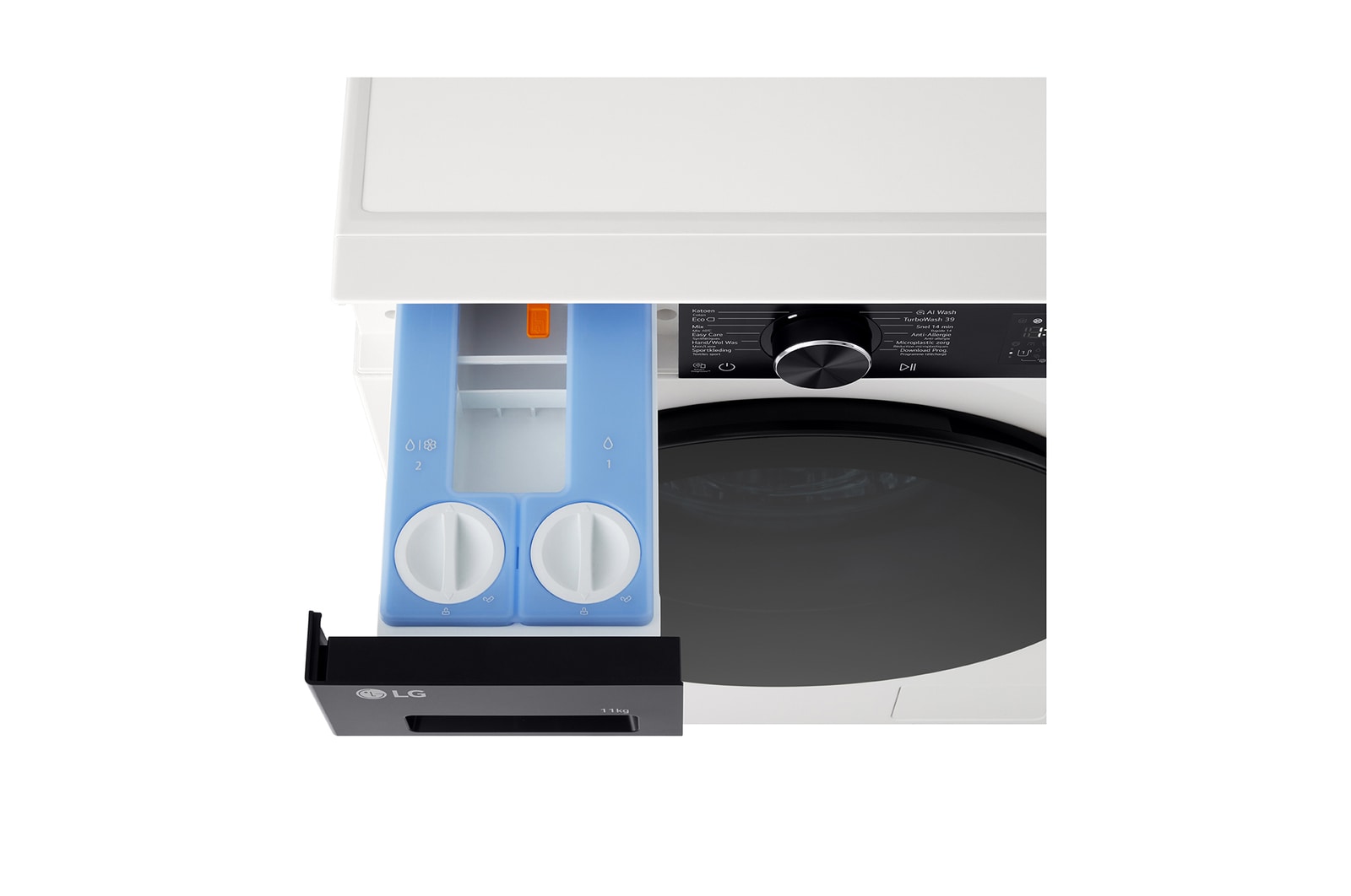 LG 11kg Wasmachine Wit | AI DD™ | TurboWash360˚™ | Steam™ | LG NL, F4X5011THB