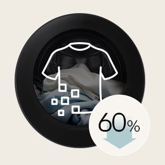 Afbeelding die tot 60 procent minder microplastic emissies laat zien