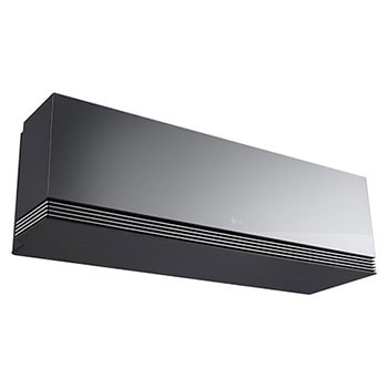 Left low-angle front view of LG ai air conditioner