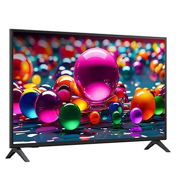 Achteraanzicht van een LG UHD UA75 TV.