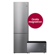 LG 384L Koelkast & 39L NeoChef Combi Magnetron MJ3965BCR, GBP62PZNBC.MJ39BCR