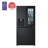 508L French Door Koelkast Zwart | InstaView™ | DoorCooling+™ | Uvnano™| LGNL