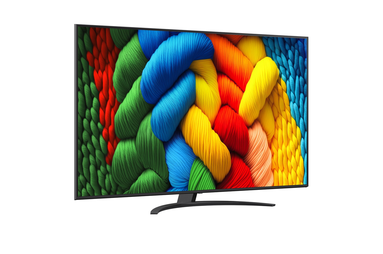 Achteraanzicht van LG NanoCell NANO80 TV.