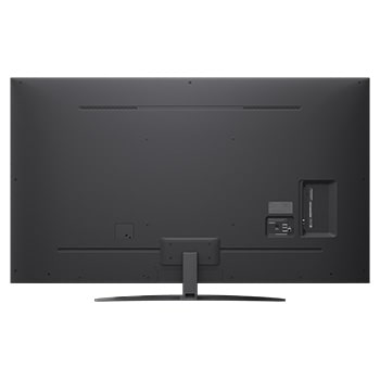 LG TV-scherm met een AI Magic Remote op de voorgrond. De AI-knop is gemarkeerd en een tekstballon toont tekst, stel een film voor die ik leuk vind. Op het scherm zien we het gebruikerspictogram E, dat aangeeft hoe AI Voice ID in staat was om te identificeren welke gebruiker het was en gepersonaliseerde aanbevelingen te geven op basis van alleen hun stem.