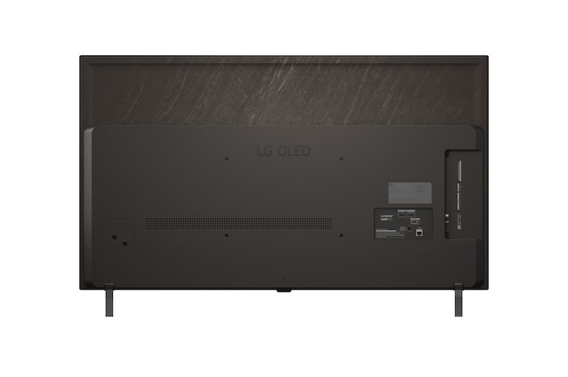 Achteraanzicht van LG OLED AI B5 4K Smart TV.