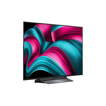 Achteraanzicht van LG OLED evo AI C5 4K Smart TV.