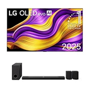 LG 83 inch LG OLED evo AI G5 4K Smart TV 2025 & DS95TR 9.1.5-kanaals, OLED83G55LW.DS95TR